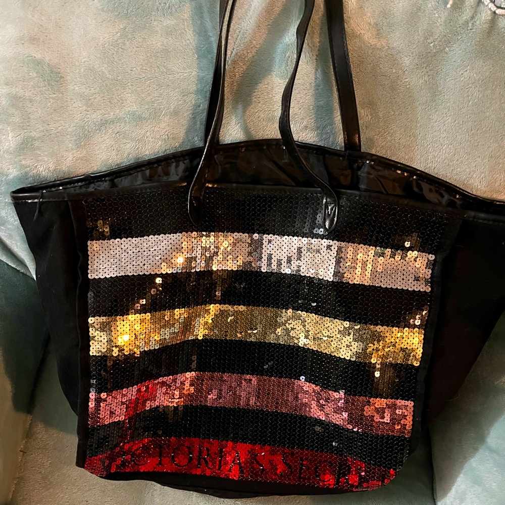 Victoria Secret Tote, Black, Red, Silver, Gold, Pink last four sparkles, so cute